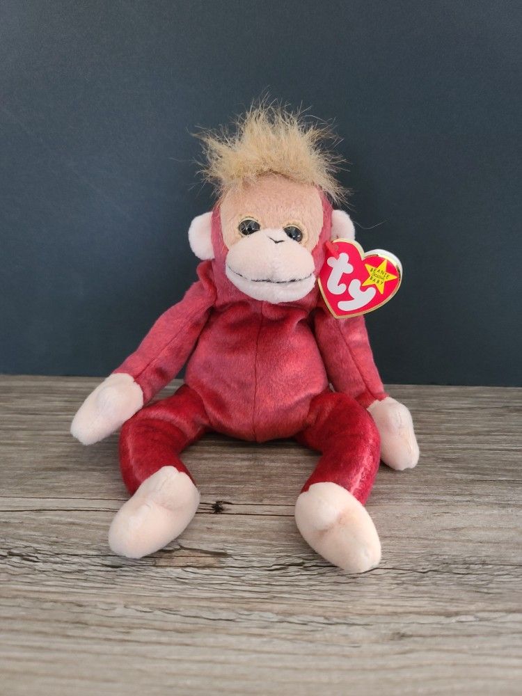 TY Beanie Baby Schweetheart Orangutan 1999 Retired Tag Beanie Babies