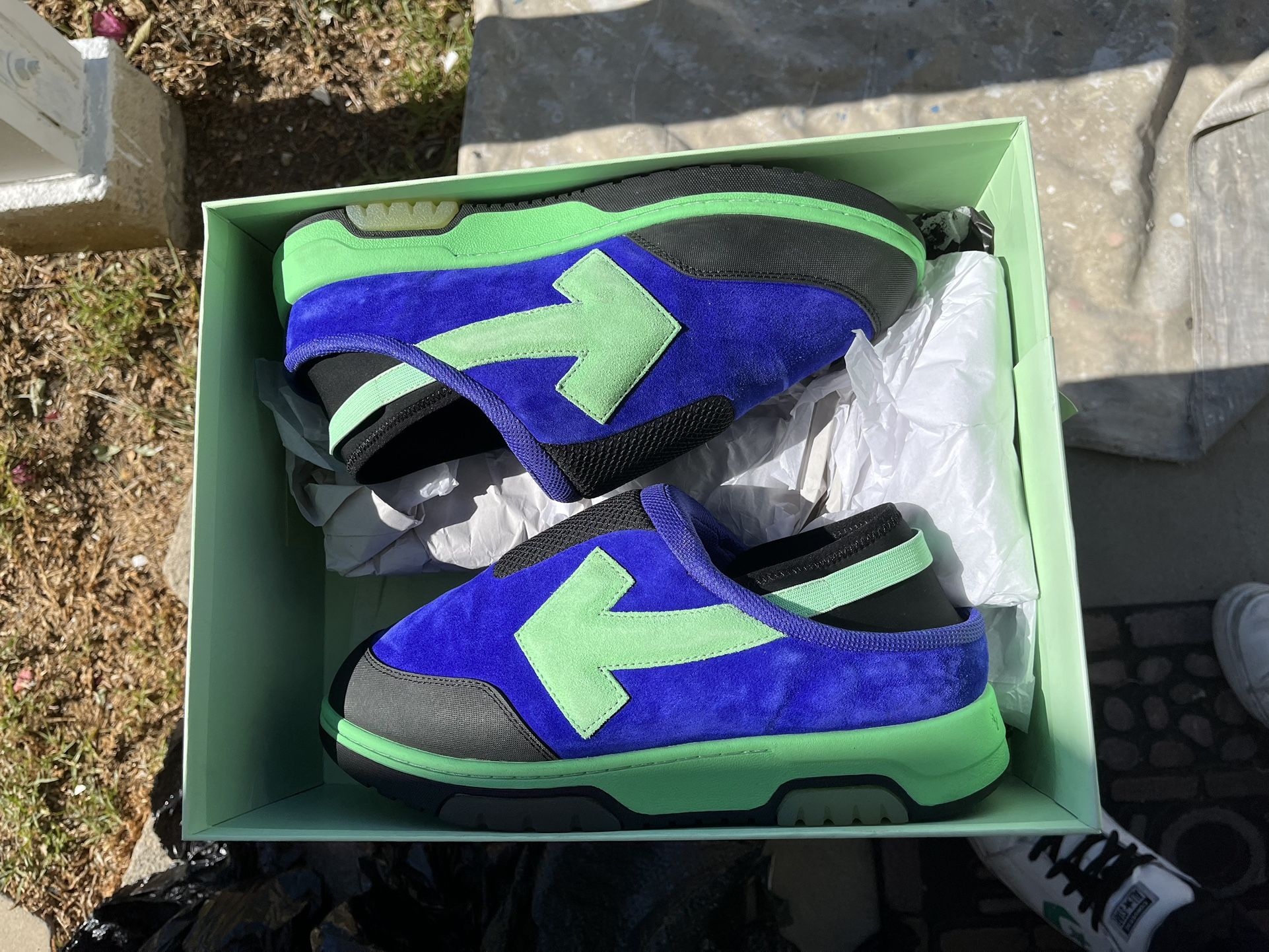 Off White out of off mules Slide Ones