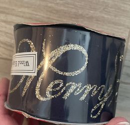 Wired Christmas ribbon