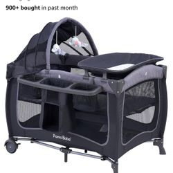 Portable crib/playpen With changing Table 