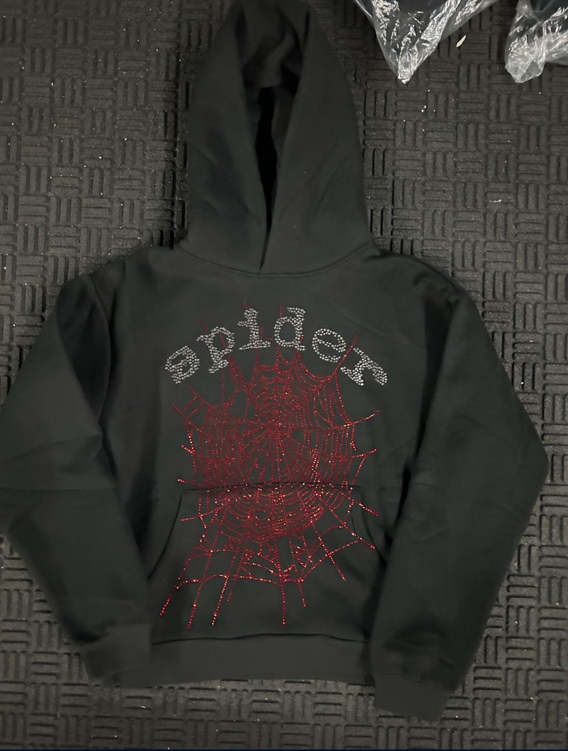 Sp5der hoodie rhinestone