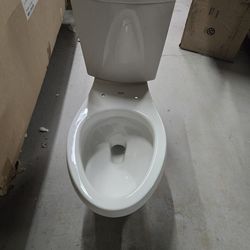 American Standard H2Option Elongated Two-Piece Dual Flush Toilet with EverClean Surface, PowerWash Rim, Aquaguard Liner, and Right Height Bowl