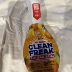 UNOPENED! Mr. Clean Clean Freak Antibacterial Multi- Surface Cleaner Summer Citrus 