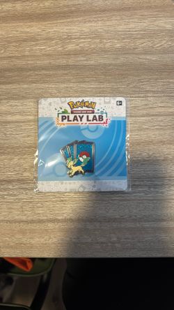 Pokemon Play Lab Leafeon LVL Up Pin