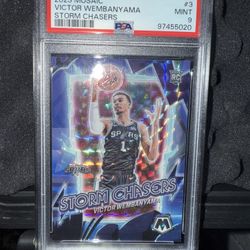 Victor Wembanyama Storm Chasers Ssp Psa 9