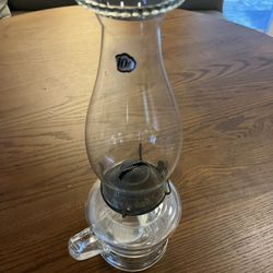 Antique Glass Oil Lamp Unused