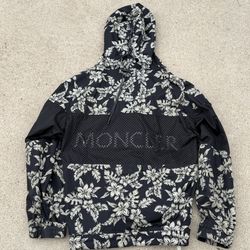 Moncler Windbreaker Anorak Thiou Tropical-Print Size 4 Extra Large Used