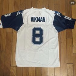 Aikman Throw Back Rush Cowboys Men Jersey