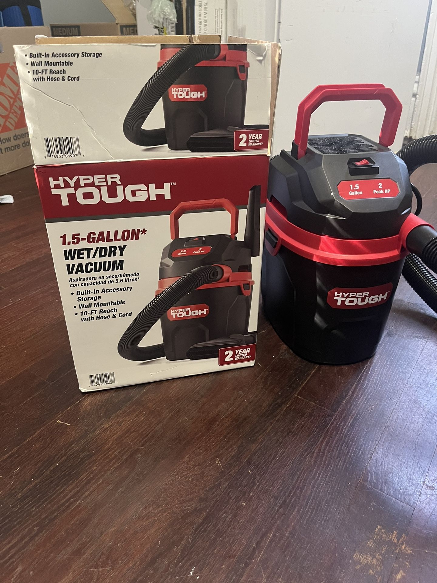 Vacuum cleaner Hyper-resistant 1.5 Gallon
