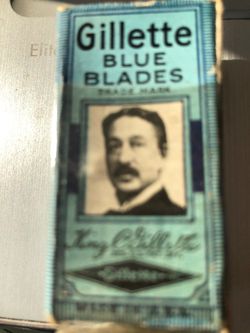 Vintage Gillette Blue Blades