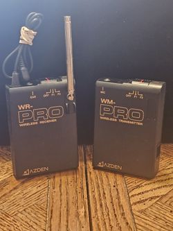Azden WMS-PRO VHF Wireless Microphone System - Black 