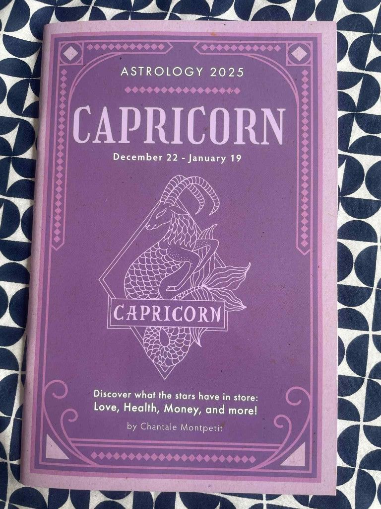 New Astrology 2025 Capricorn Paperback Books
