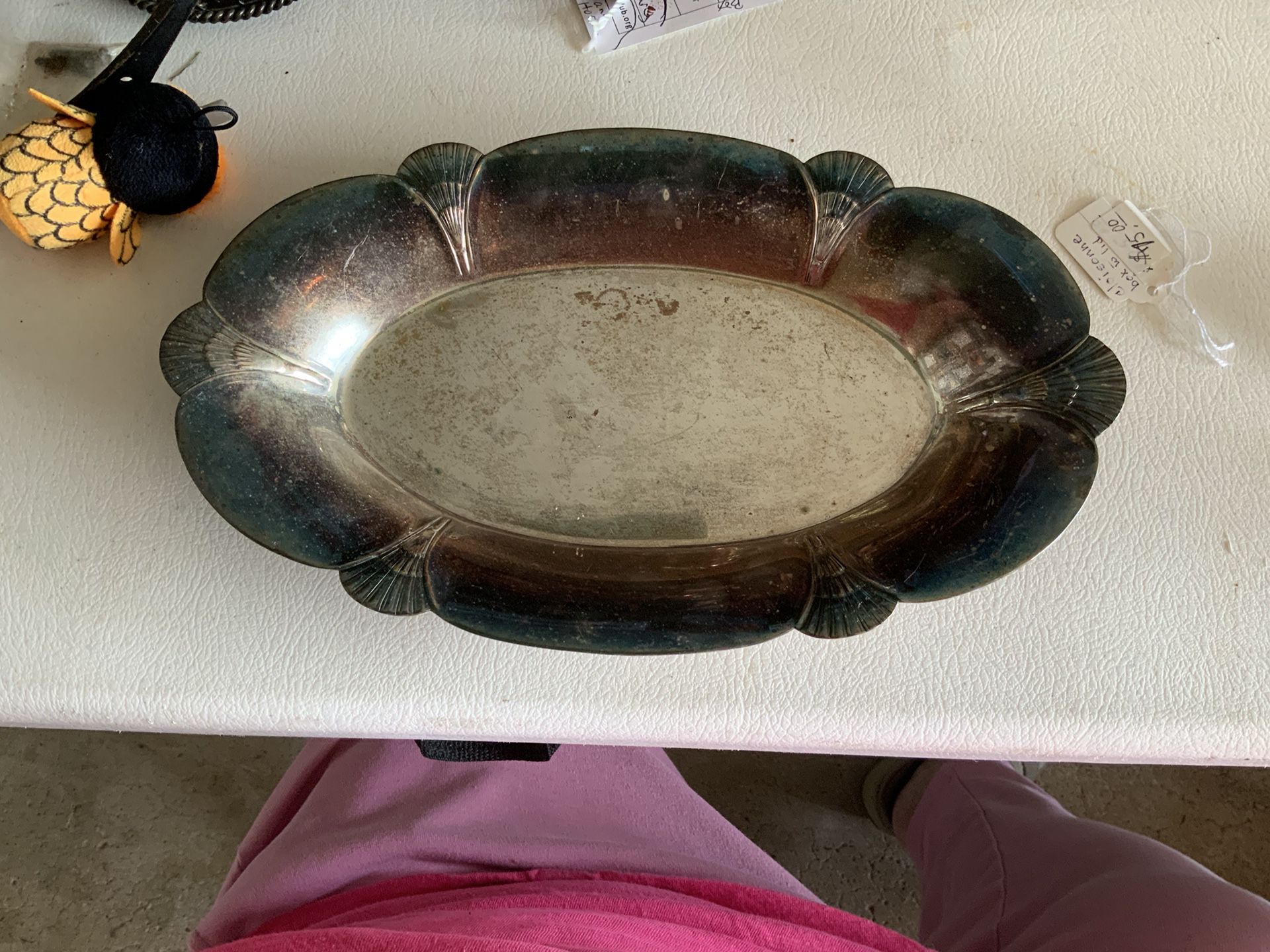 Roger’s Oval Silver Tray 