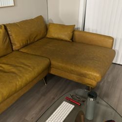 Leather Sectional 