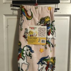 rainbow brite blanket 