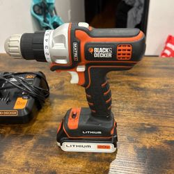Black & Decker Lithium Drill 