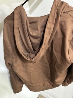 Brown Hooded Jacket