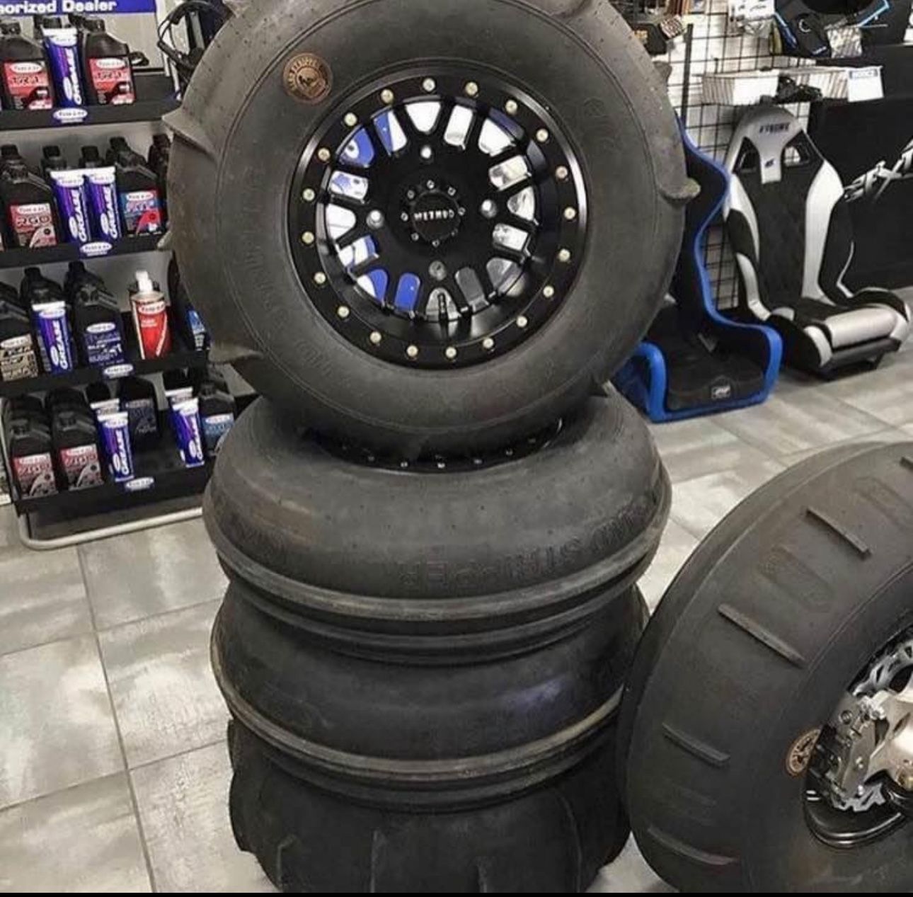 New RZR Sand Tires on GMZ/Methods 406 Rims