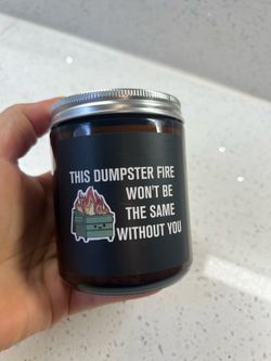 Funny Lavender Candle – $6