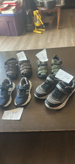 Shoes for boys each $5 likes new