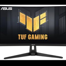 ASUS TUF GAMING 27 "2K HDR Monitor curvado (VG27WQ1B) - WQHD (2560 x 1440), 165Hz (soportes 144Hz), 1MS, Blur de movimiento extremo, altavoz, FreeSync