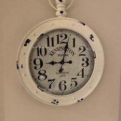 COOL POCKET WATCH STYLE WALL CLOCK! FARMHOUSE TRADITIONAL RUSTIC STYLE