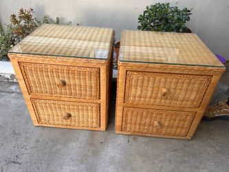 Two side tables