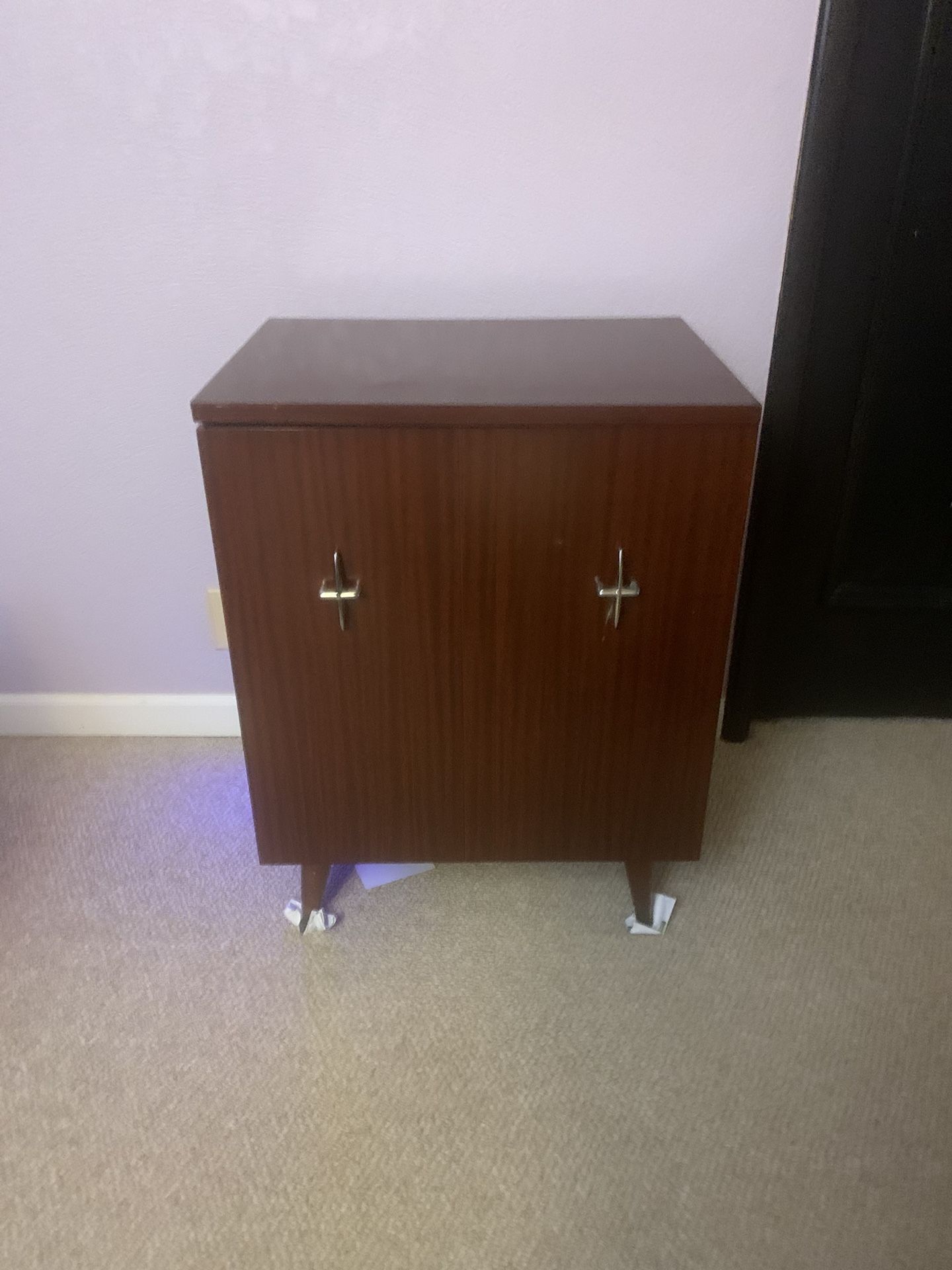 Mid Century Modern Record Cabinet