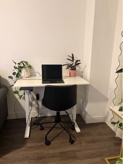 Electronic sit/stand desk