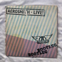 Aerosmith Live Bootleg 2 LP Vinyl Record 1978 Columbia Sterling master 1st press