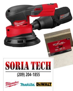 Milwaukee M18 18V Lithium-Ion Brushless Cordless FUEL 5 in. Random Orbit Sander (Tool-Only)