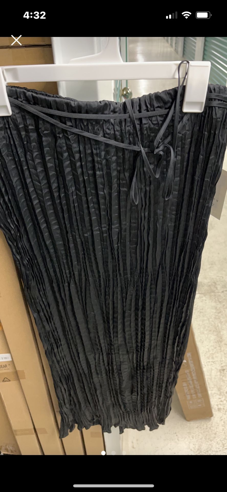 Target Black Pleated Skirt - Size XL
