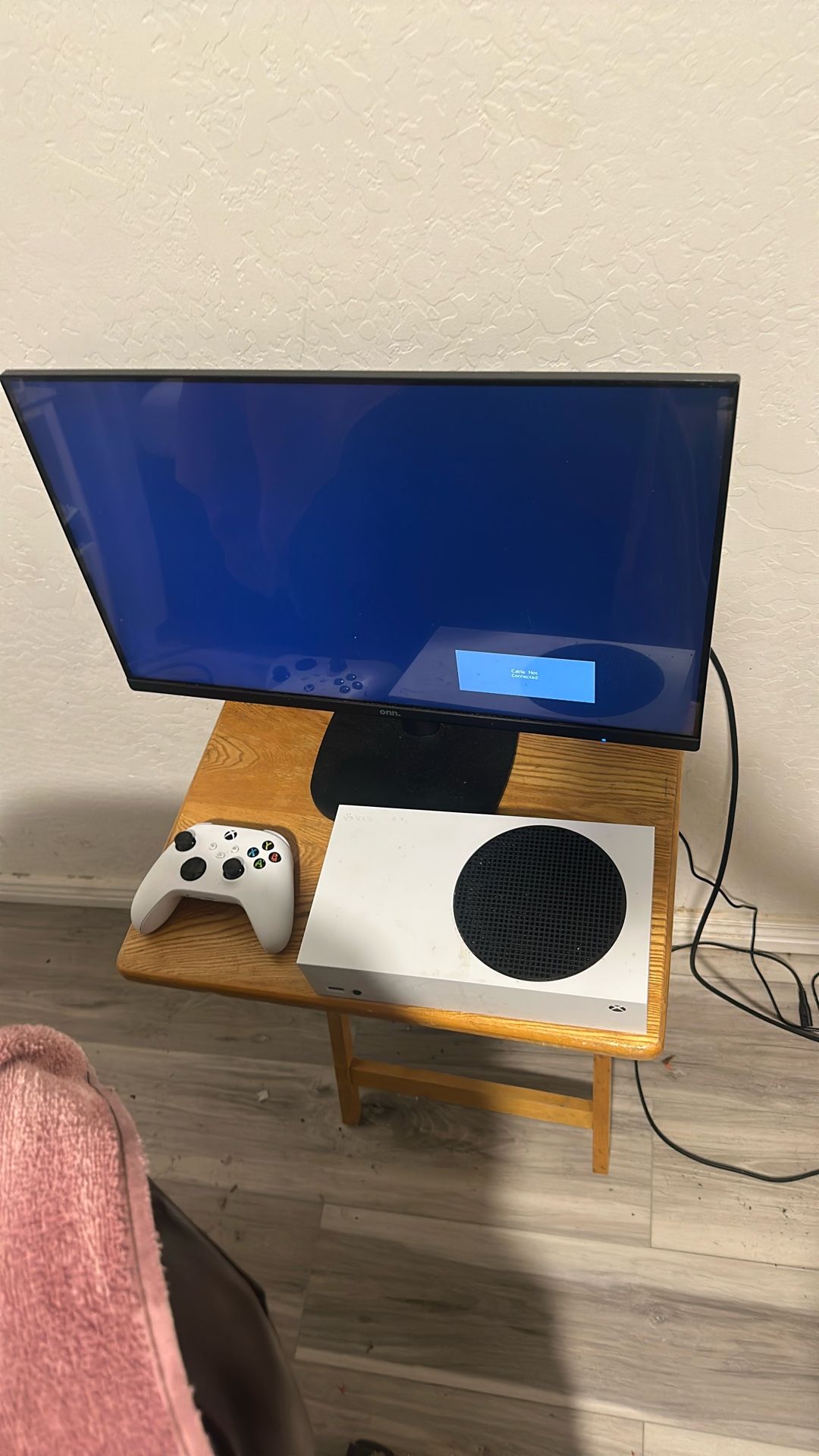 Xbox series s and monitor. First come first serve