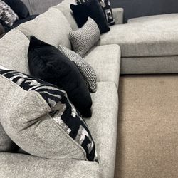 Beautiful New Chaise Sectional 
