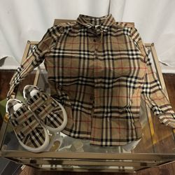 Burberry Shoes & Shirt