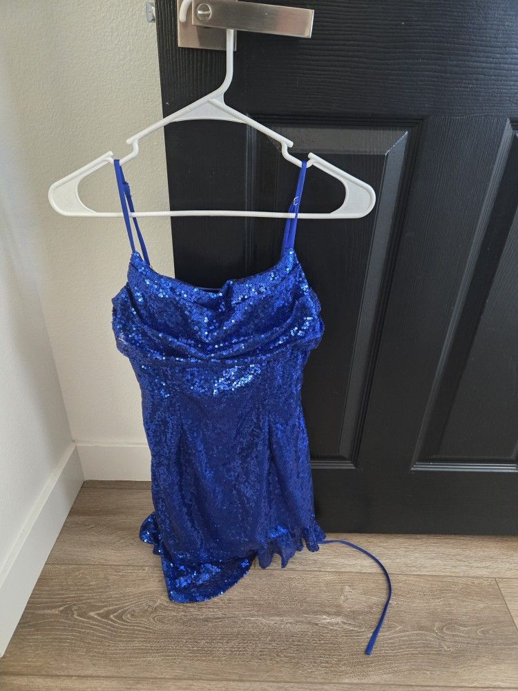 Homecoming/Semi Formal Dress With Sequins