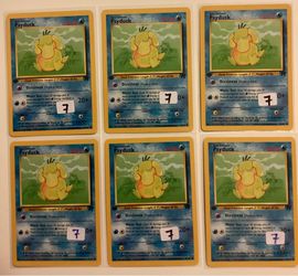 1st Edition Psyduck Pokémon Team Rocket Near Mint, $7 each
