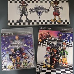 Kingdom Hearts 1.5 & 2.5 for PS3 and Keychain Set