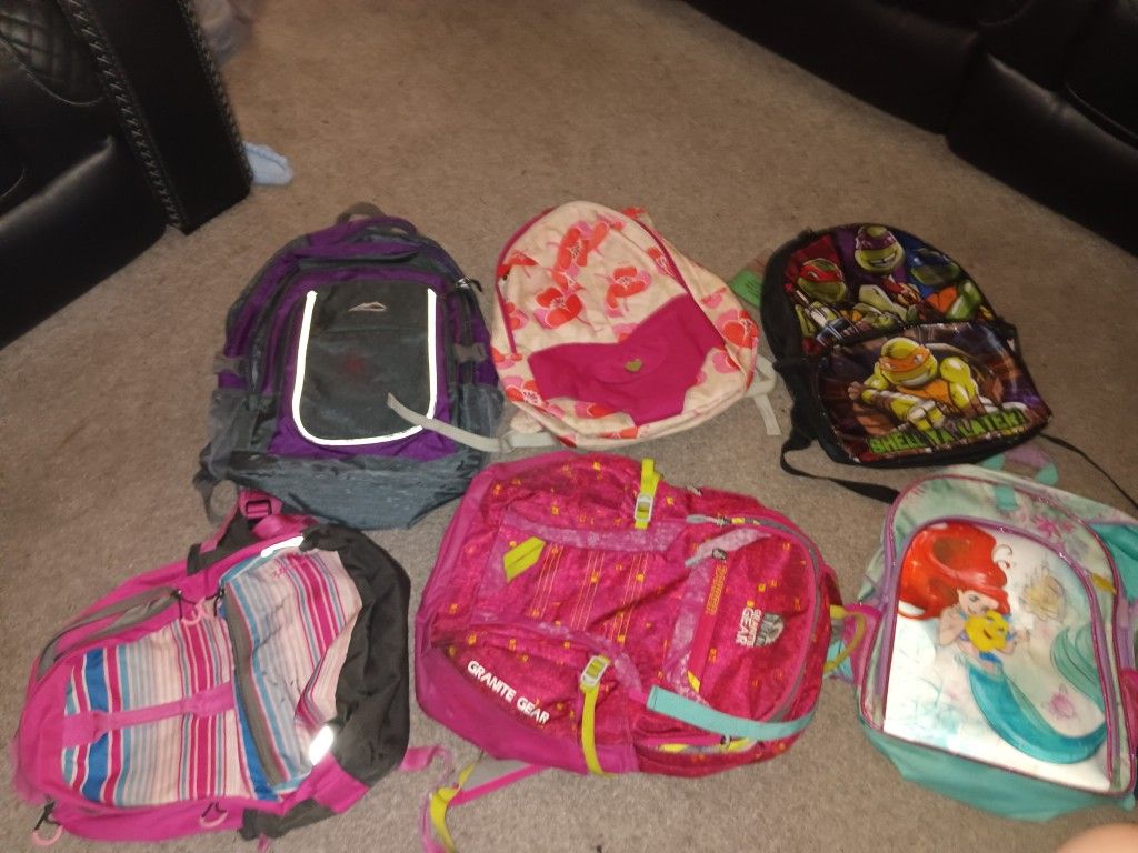 Kids Backpack Lot