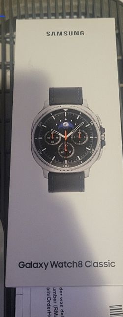 Brand New Samsung Galaxy Watch 8 Classic Black
