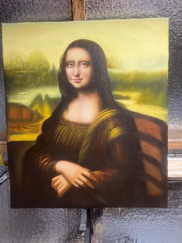 Mona Lisa By Leonardo Da Vinci Oil Painting On Linen