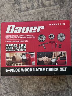 Baur Wood Lathe Chuck Set