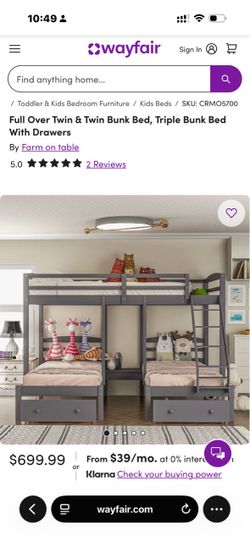 Triple Bunk Beds