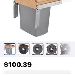 Rev A Shelf Garbage Can Holder For 15” Cabinet