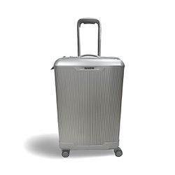 Samsonite Silhouette 17 Medium Expandable Spinner Suitcase - Silver