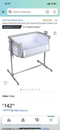 Milliard Bedside Bassinet Side Sleeper