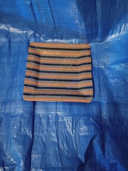 Square Striped Decorative Plate