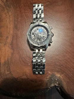 PRE-OWNED BREITLING CHRONOMAT EVOLUTION STAINLESS STEEL