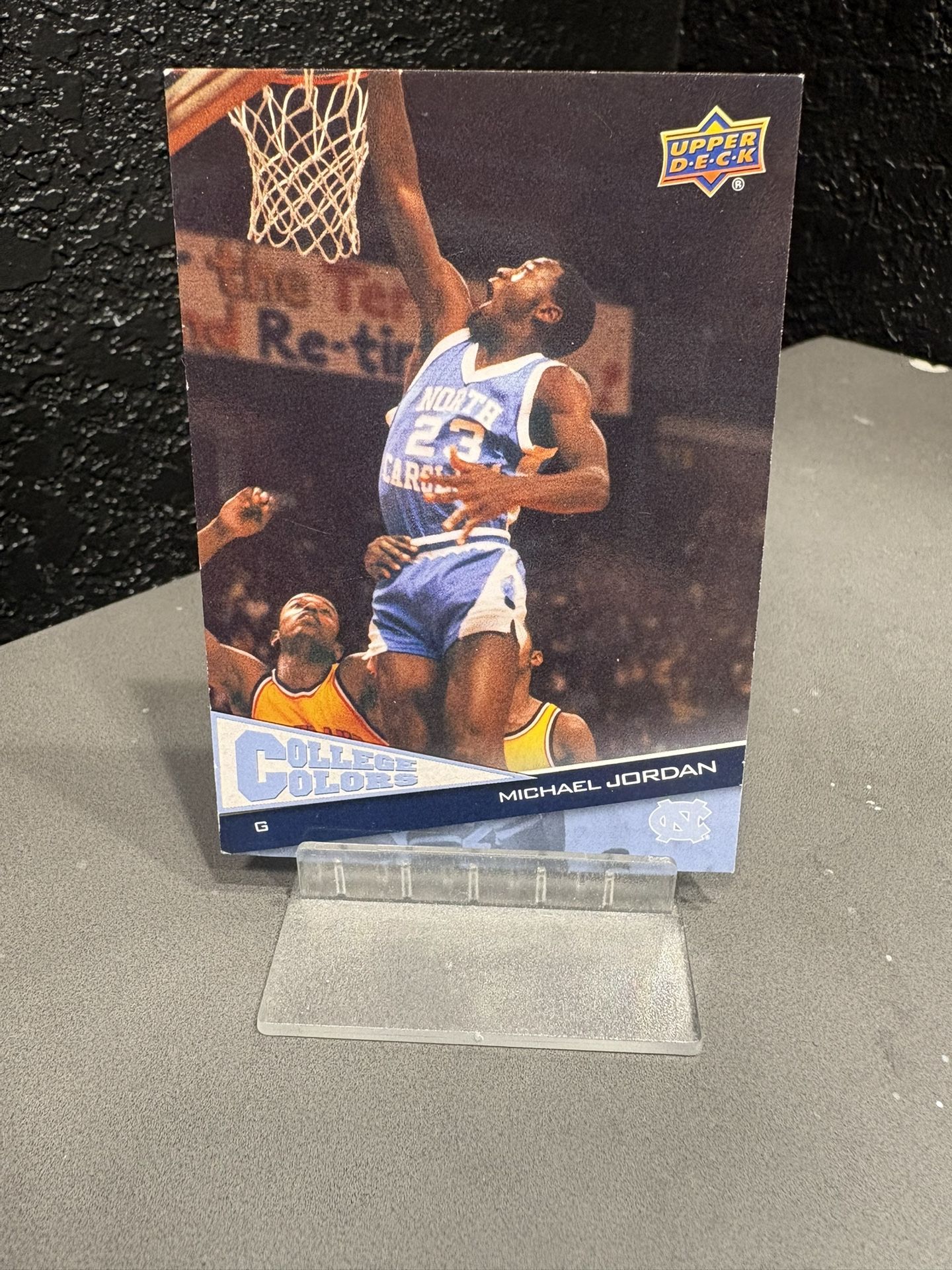 2010 Upper Deck College Colors Card Michael Jordan #1 UNC Tarheels
