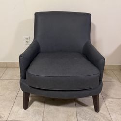 Dark Blue Lounge Chair